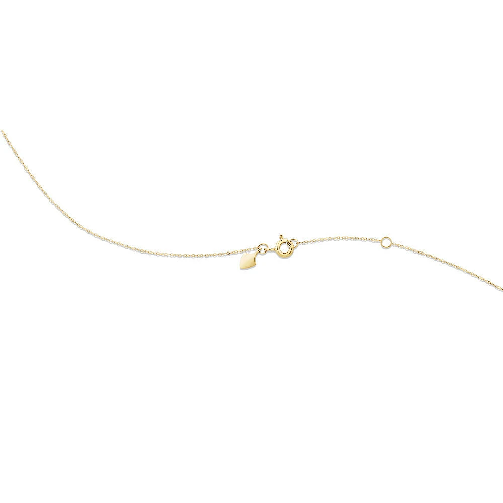 Love Necklace with 0.20 Carat TW of Diamonds in 10kt Yellow Gold