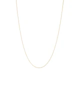 50cm (20") 1mm Width Singapore Chain in 10kt Yellow Gold