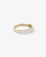 1.30 Carat TW Round Brilliant Laboratory-Grown Diamond Wedding Ring in 14kt Gold