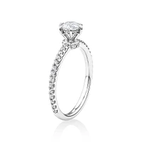 Sir Michael Hill Designer Engagement Ring with Carat TW of Diamonds in 18kt White Gold