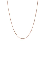 50cm (20") Hollow Belcher Chain in 10kt Rose Gold