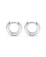 11mm Huggie Earrings in Sterling Silver