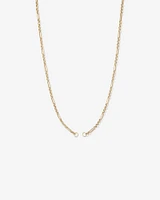 50cm (20") 7 and 1 Belcher and Paperclip Open Pendant Chain in 10kt Yellow Gold