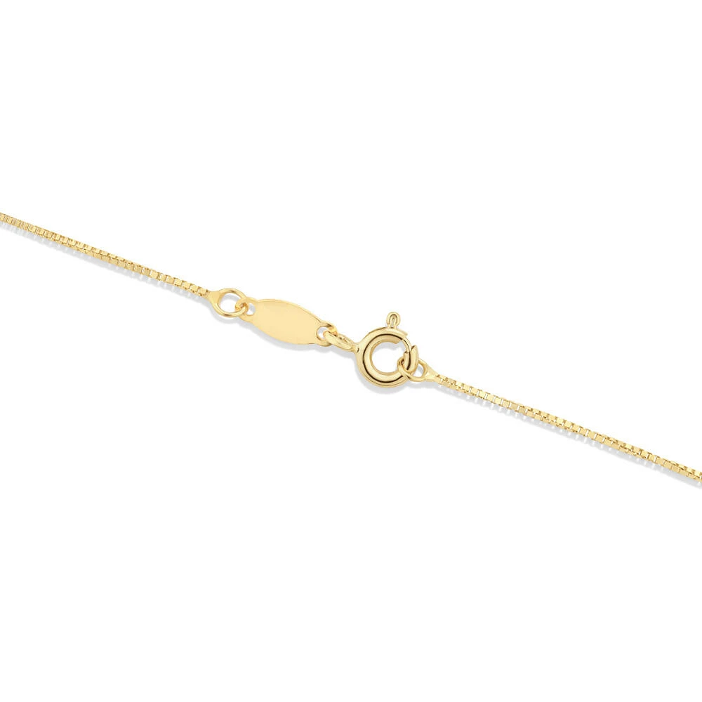 50cm (20") 0.66mm Width Box Chain in 10kt Yellow Gold