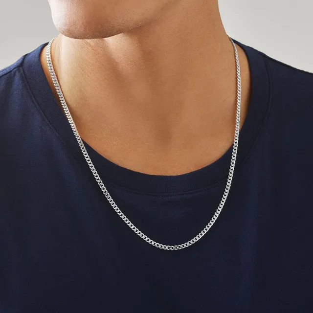 Tiffany 1837™ Makers chain necklace in sterling silver and 18k gold, 24.