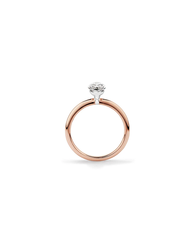 1.25 Carat TW Marquise Laboratory-Grown Diamond Solitaire Engagement Ring in 14kt White Gold