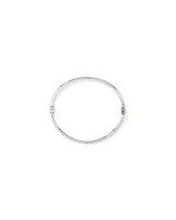 60mm Hollow Tube Bangle in Sterling Silver