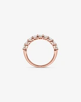1.30 Carat TW Round Brilliant Laboratory-Grown Diamond Wedding Ring in 14kt White Gold