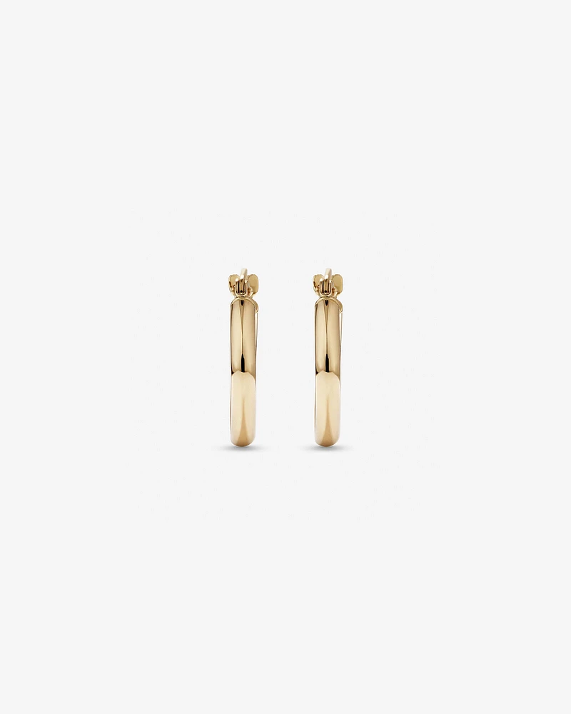 10mm Hoop Earrings in 10kt Rose Gold