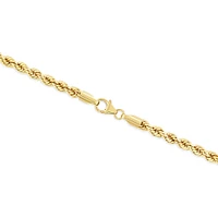 45cm (18") 4mm-4.5mm Rope Chain in 10kt Yellow Gold