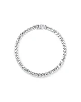 Chaîne gourmette de 13mm en argent sterling