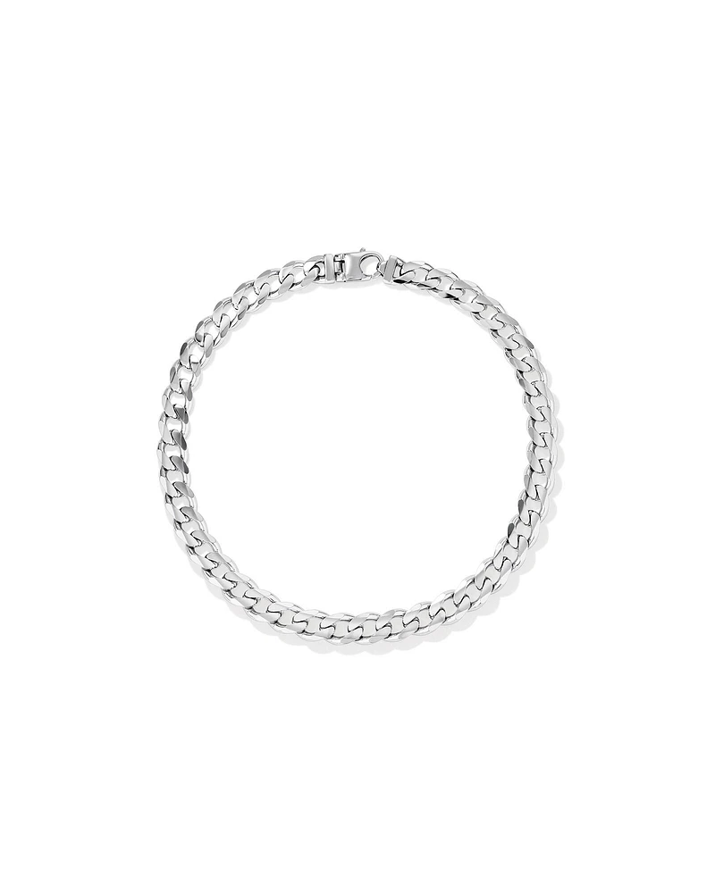 14.8mm Curb Chain in Sterling Silver