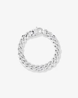 11.3mm Curb Bracelet in Sterling Silver