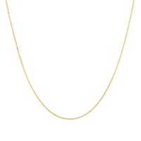 55cm (22") Box Chain in 10kt Yellow Gold