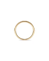 0.25 Carat TW Channel Set Diamond Wedding Ring in 14kt Yellow Gold