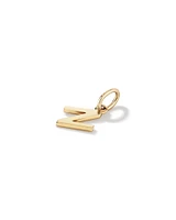 Letter Q Initial Pendant in 10kt Yellow Gold