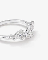 0.57 Carat TW Vines Laboratory-Grown Diamond Ring in 10kt White Gold