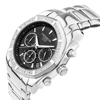 Men's Solar Chronograph with 1/2 Carat TW of Diamonds in Stainless Steel