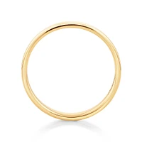 3mm Half Round Wedding Band in 10kt Rose Gold