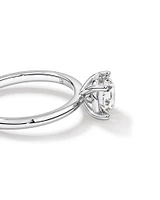 1.50 Carat TW Round Brilliant Canadian Diamond Solitaire in 18kt White Gold