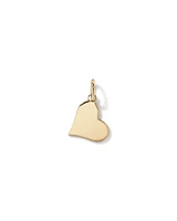 Pendentif cœur d'amour gravable en or jaune 10 carats