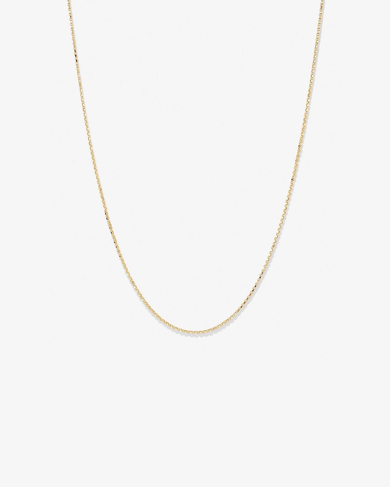 55cm (22") Belcher Chain in 10kt Yellow Gold