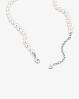 Cultured Freshwater Pearl Necklace in Sterling Silver