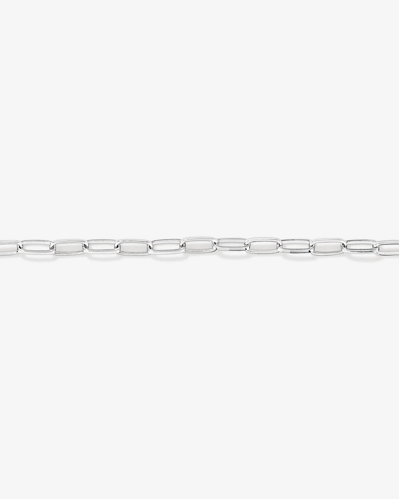 19cm (7.5") Paperclip Bracelet in Sterling Silver