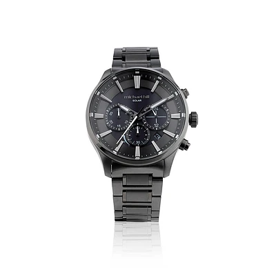 Solar Powered Men's Watch with Tone in Stainless Steel