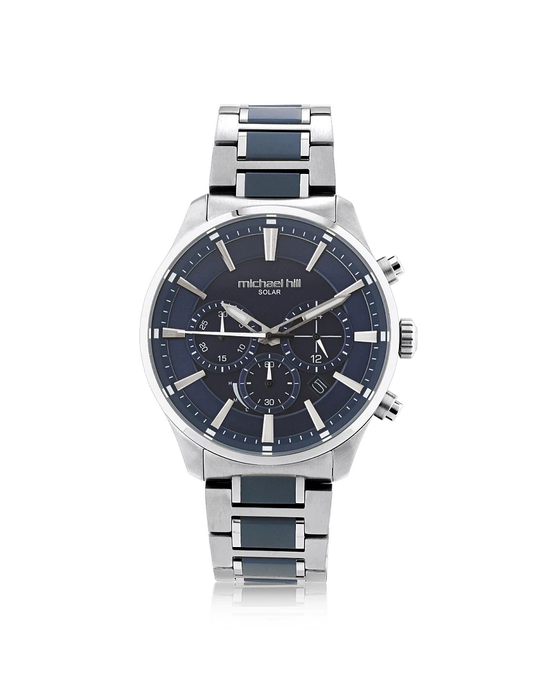 Solar Powered Men's Watch with Tone in Stainless Steel