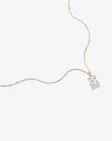 1.00 Carat TW Laboratory-Grown Diamond Solitaire Pendant in 14kt Gold