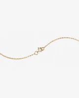 "K" Initial Necklace with 0.10 Carat TW of Diamonds in 10kt Yellow Gold