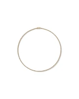 4.00 Carat TW Tennis Necklace in 18kt Yellow Gold