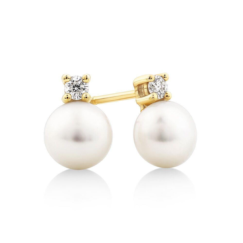 michael hill pearl stud earrings