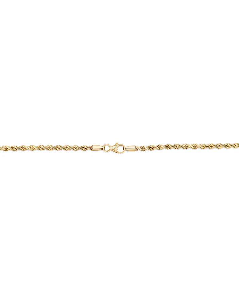 55cm (22") Rope Chain in 10kt Yellow Gold