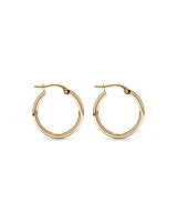 18mm Hoop Earrings in 10kt Yellow Gold