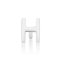 E Initial Single Stud Earring in Sterling Silver