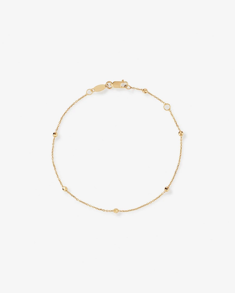 19cm (7.5") Bracelet In 10kt Yellow Gold