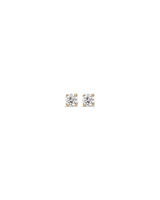 0.10 Carat TW Diamond Mini Solitaire Stud Earrings in 10kt White Gold