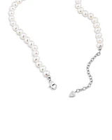 Collier en argent sterling avec perle d'eau douce de culture