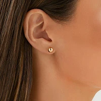 7mm Ball Stud Earrings in 10kt Yellow Gold