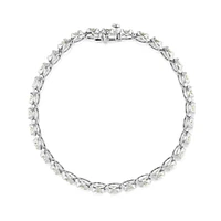 6.00 Carat TW Diamond Tennis Bracelet in 14kt White Gold