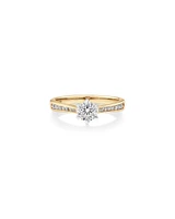 Ring with Carat TW of Diamonds in 14kt Yellow & White Gold