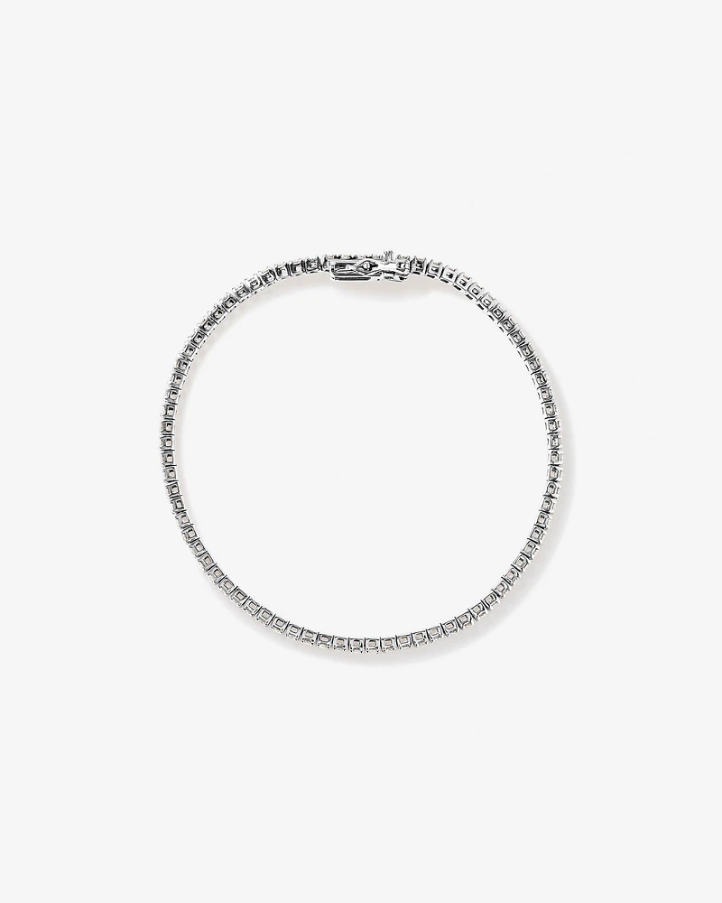 2.46 Carat TW Diamond Tennis Bracelet in 10kt White Gold