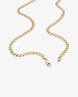 60cm (24") 5.5mm-6mm Width Curb Chain in 10kt Yellow Gold