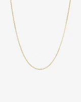 60cm (24") Hollow Belcher Chain in 10kt Yellow Gold