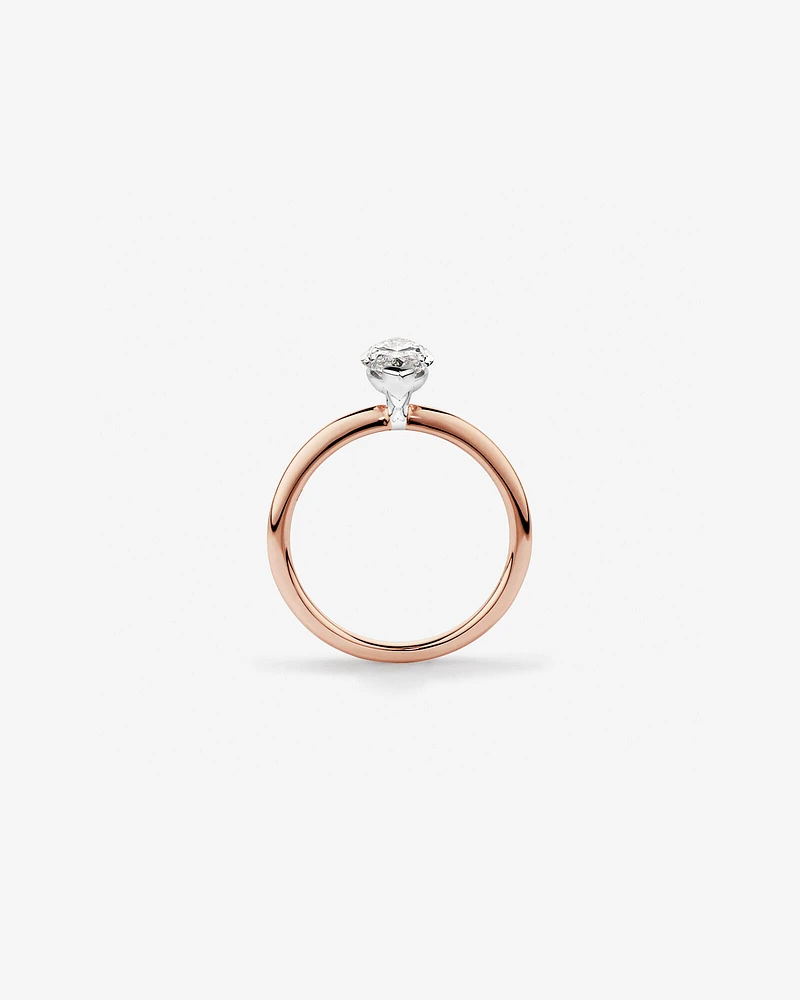 1.25 Carat TW Marquise Laboratory-Grown Diamond Solitaire Engagement Ring in 14kt White Gold
