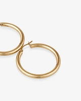 25mm Hoop Earrings in 10kt Yellow Gold