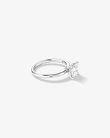 1.25 Carat TW Princess Cut Laboratory-Grown Diamond Solitaire Engagement Ring In 14kt White Gold