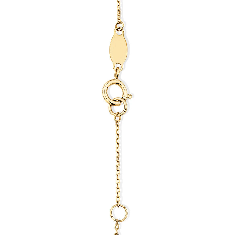 19cm (7.5") Bead Bracelet in 10kt Yellow Gold